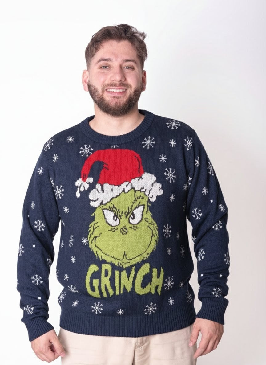 Suéter Navideño | El Grinch Azul