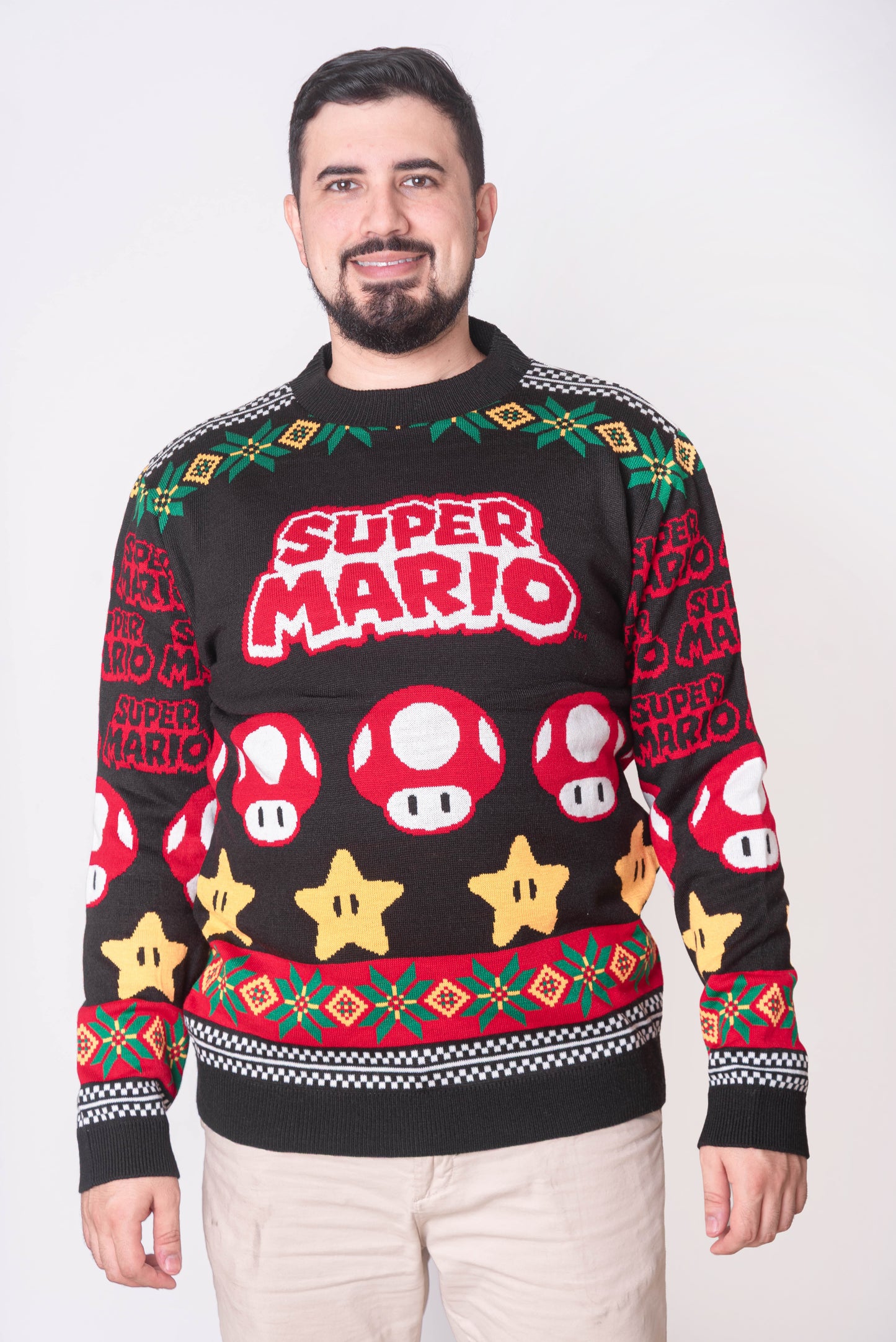 Suéter Navideño | Super Mario
