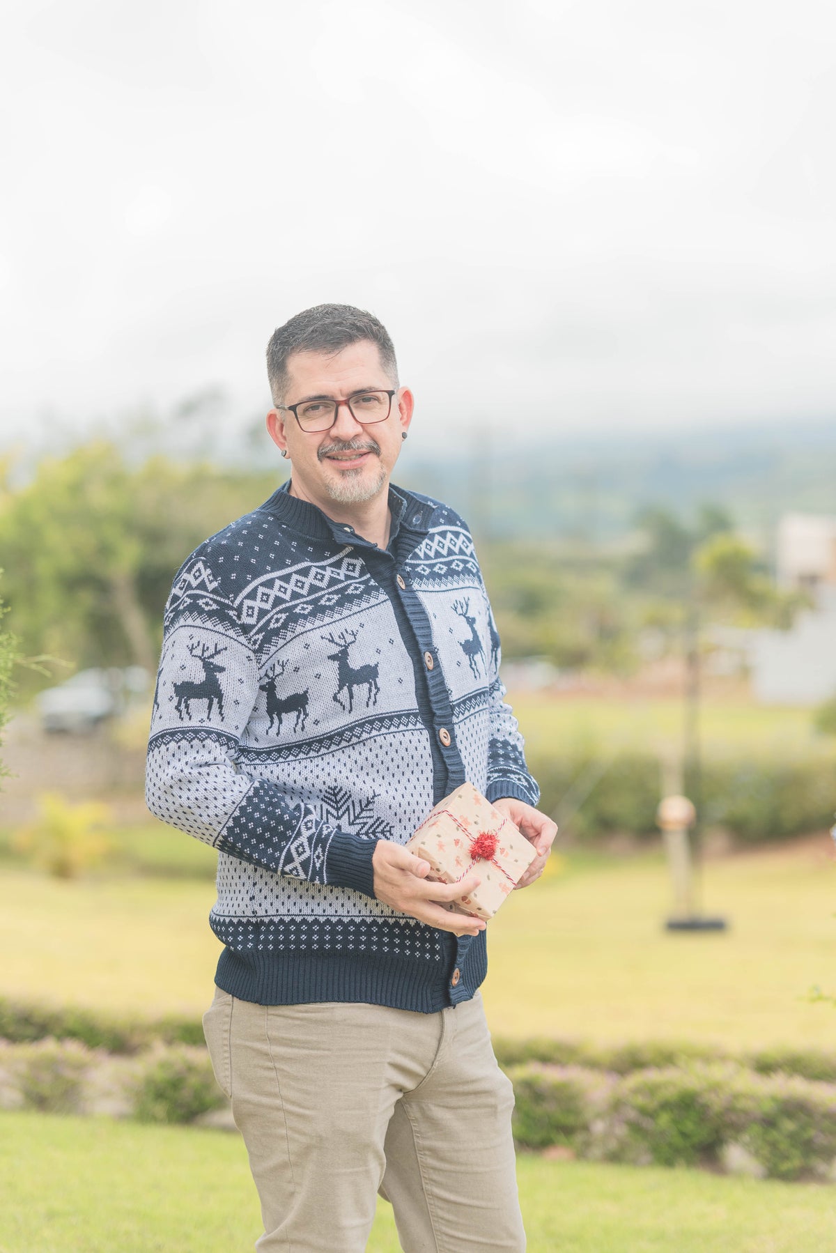 Suéter Navideño | Bergen Azul Extra
