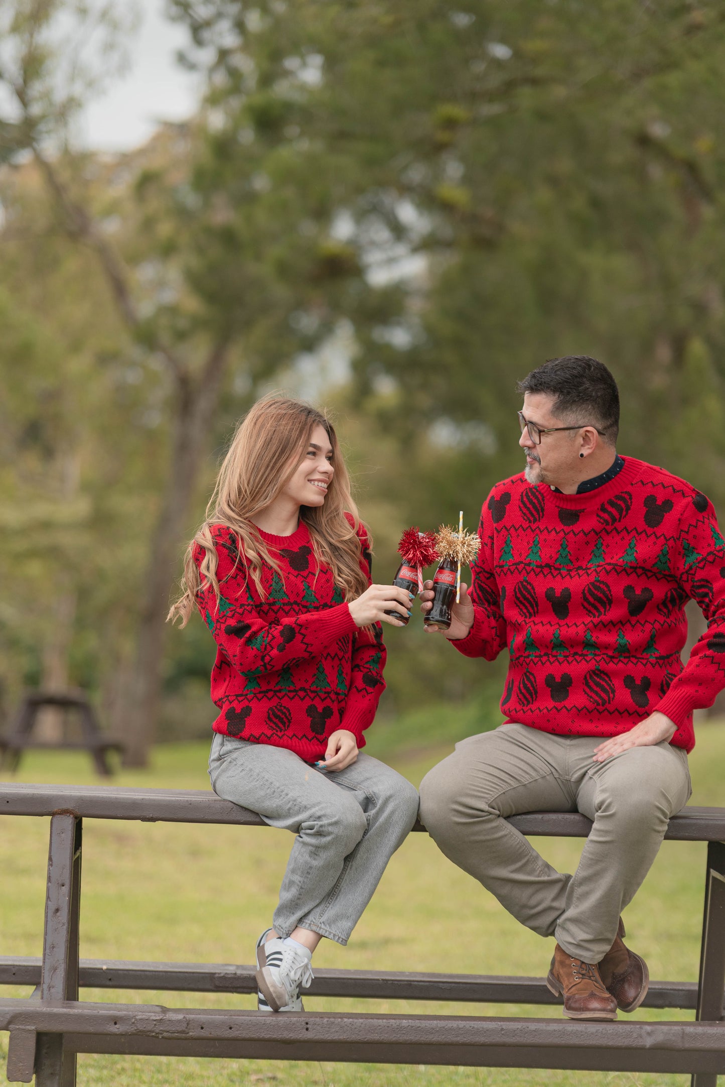 Suéter Navideño | Mickey Esferas Rojo