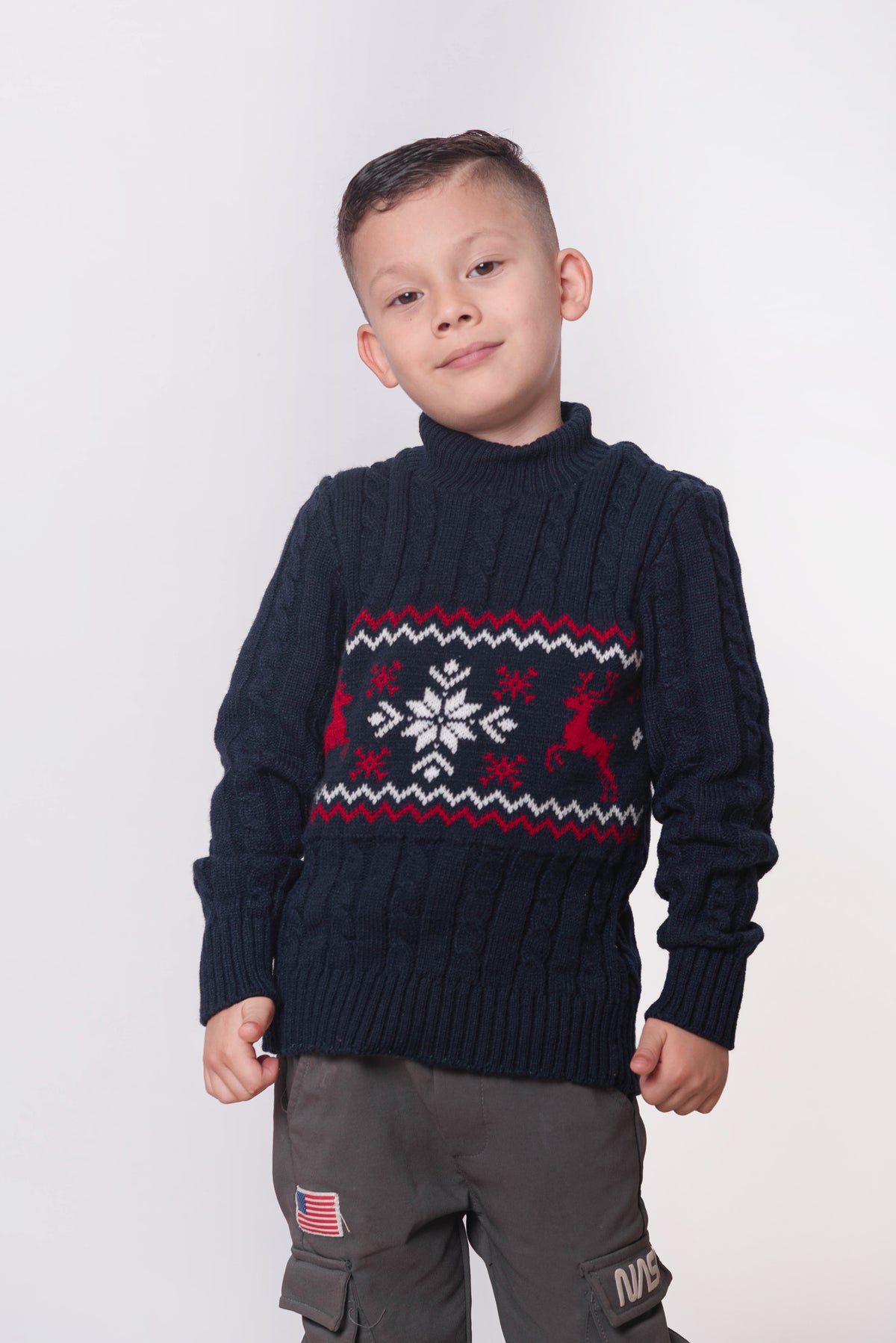 Suéter Navideño | Lucerna Infantil Azul
