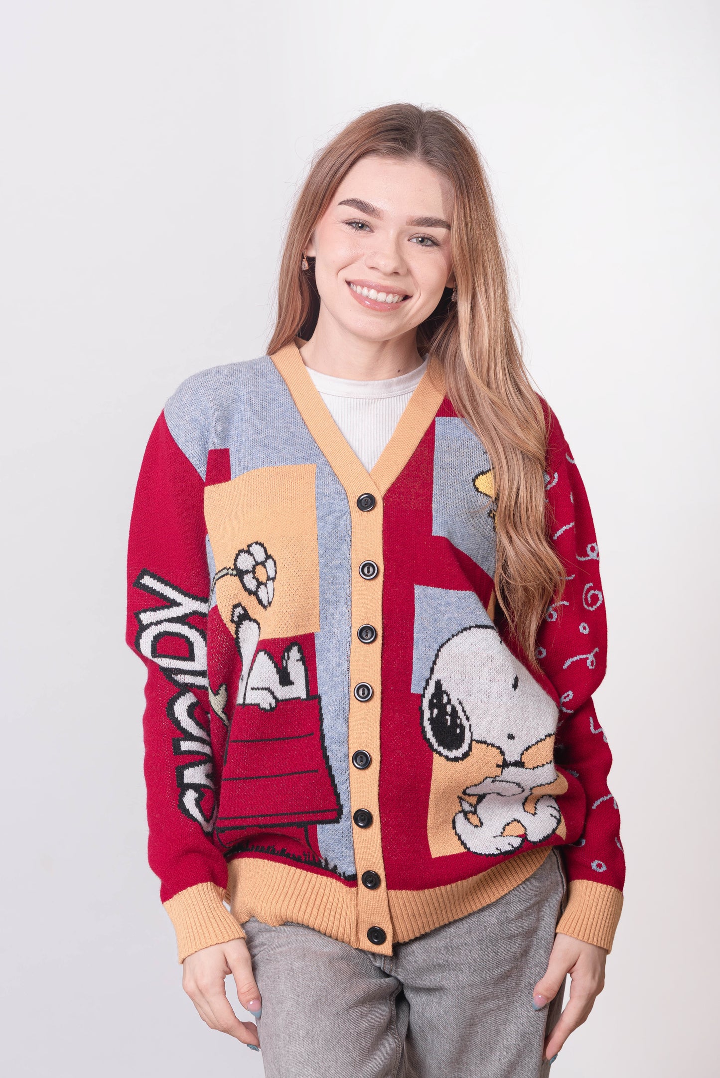 Suéter Navideño | Cárdigan Snoopy