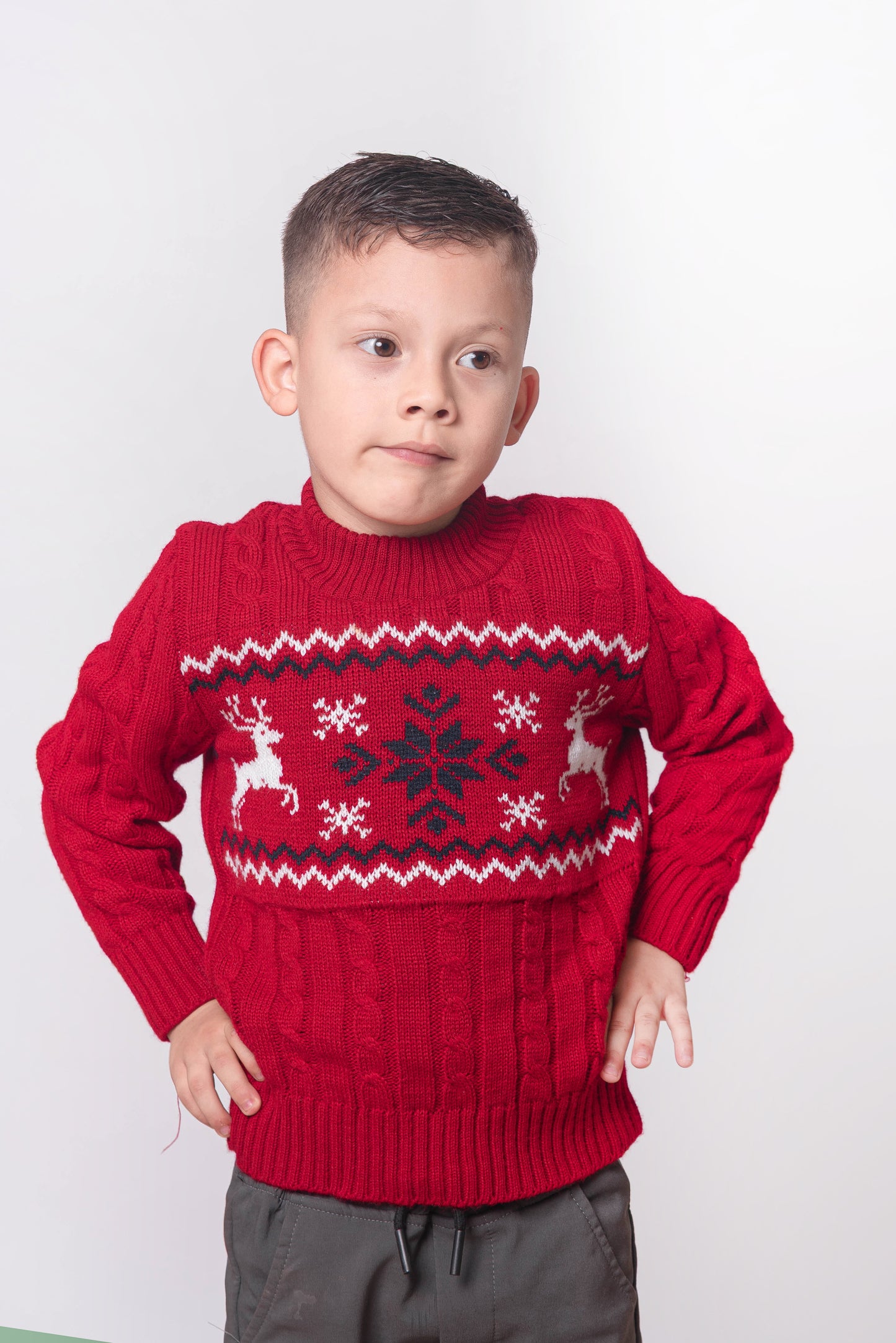 Suéter Navideño | Lucerna Infantil Rojo