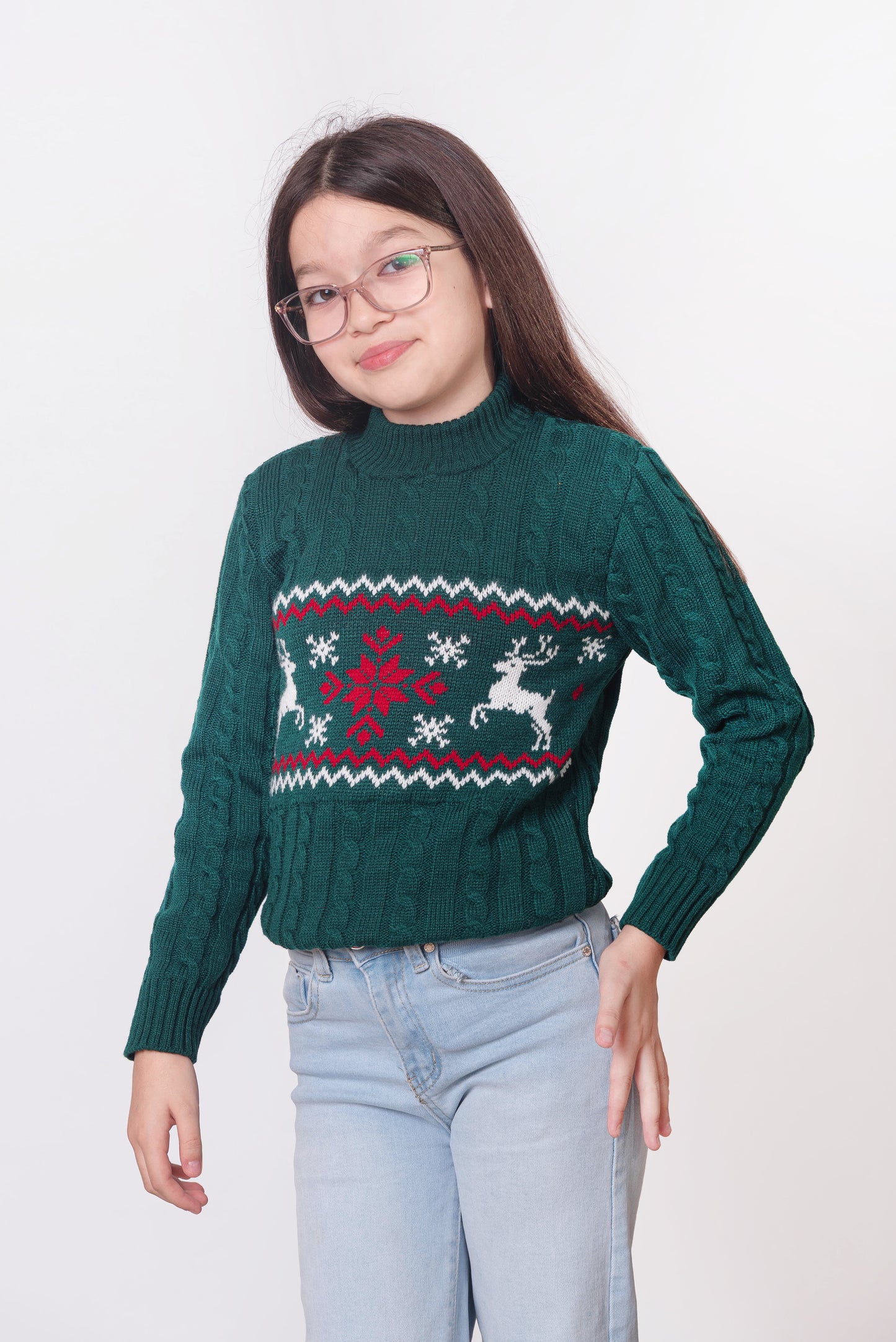 Suéter Navideño | Lucerna Infantil Verde