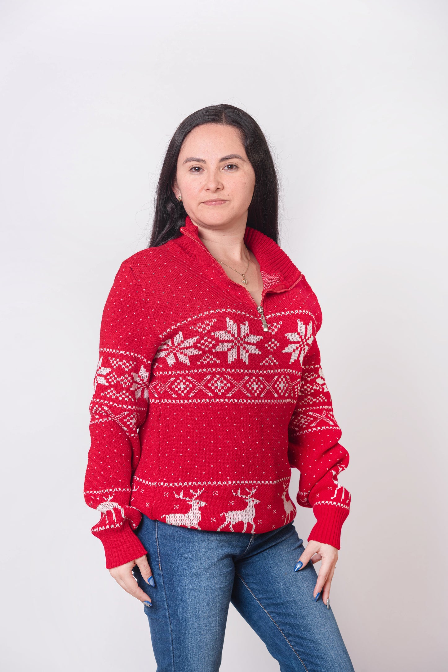 Nórdico Rojo Zipper