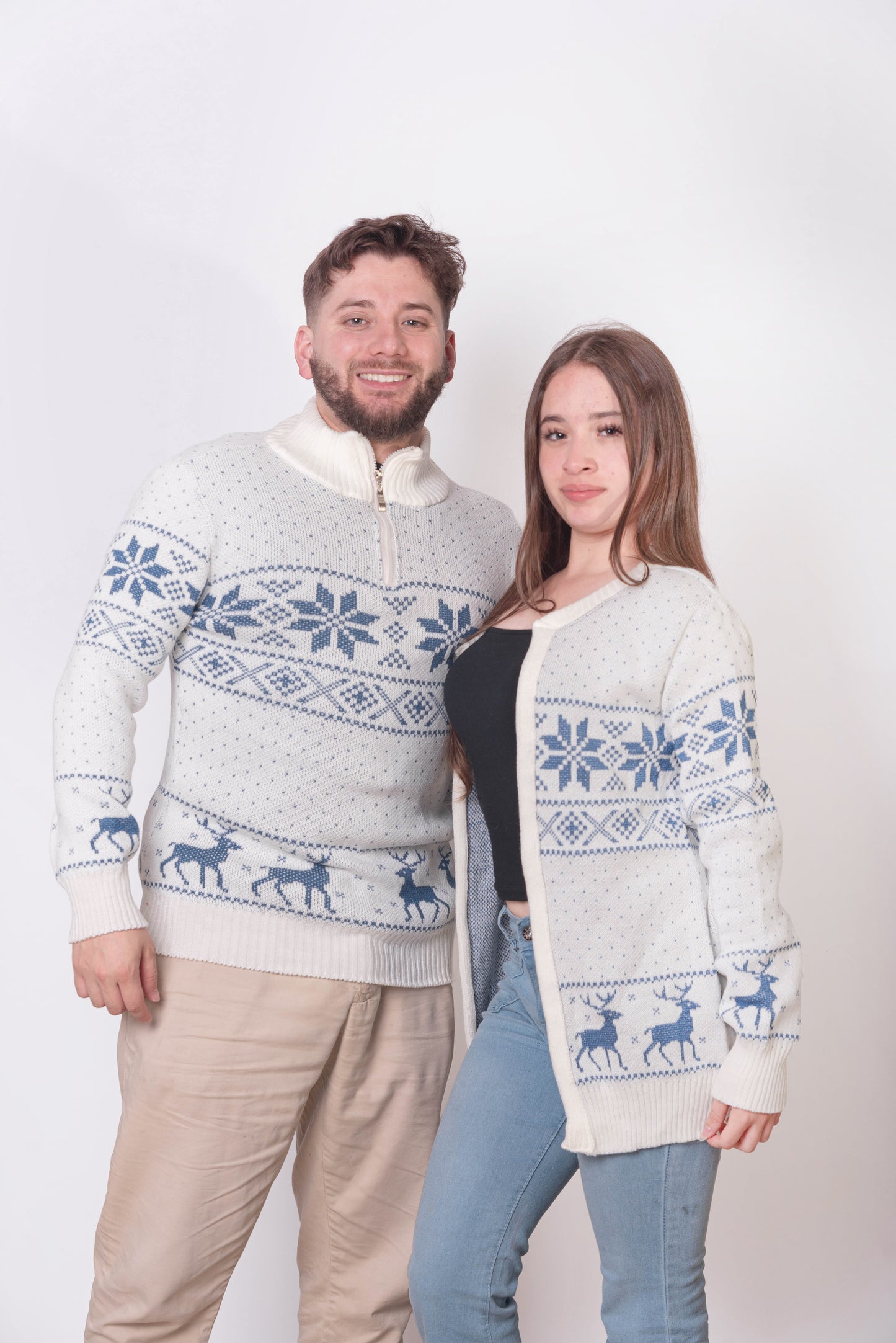 Suéter Navideño | Nórdico Celeste
