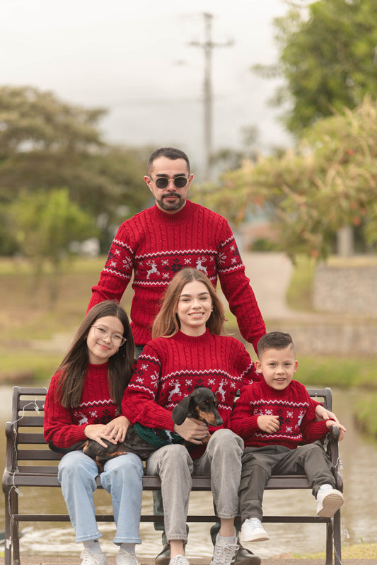 Suéter Navideño | Lucerna Rojo