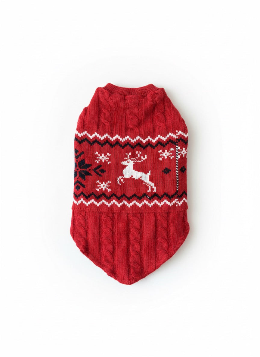 Sweater Mascotas Lucerna Rojo
