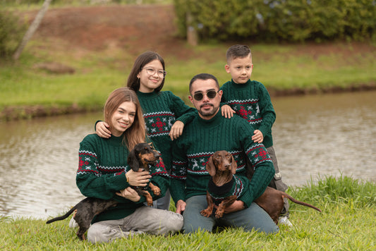 Sweater Mascotas Lucerna Verde