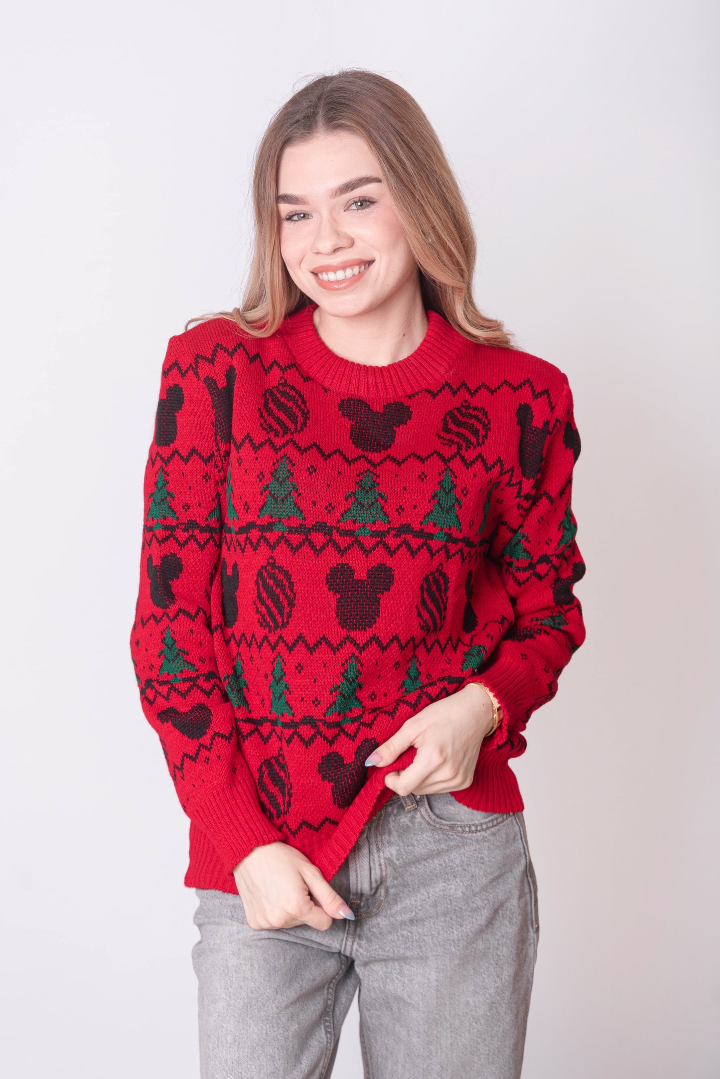 Mickey Esferas Rojo