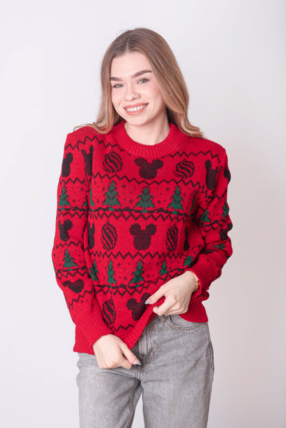 Mickey Esferas Rojo
