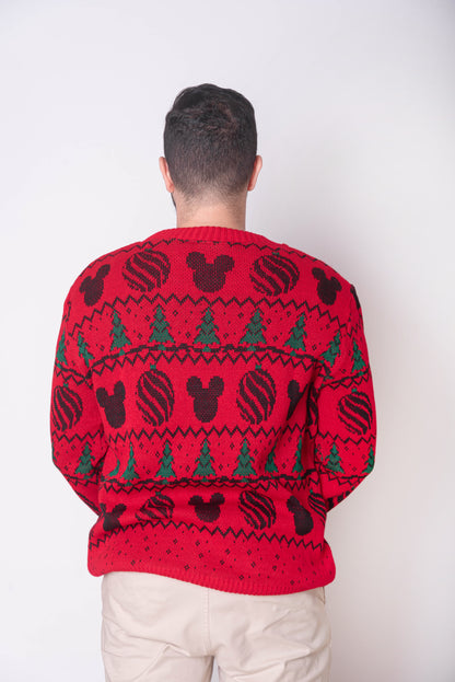 Mickey Esferas Rojo