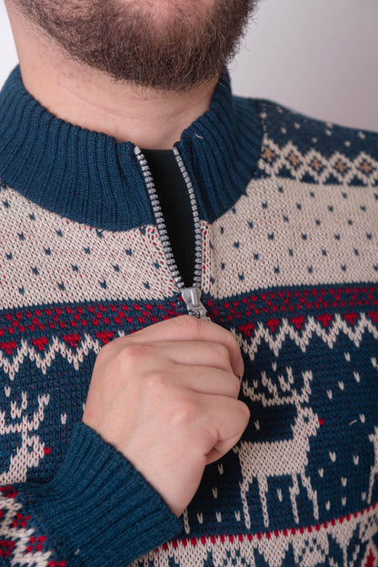 Abrigo Navideño Siberia Zipper