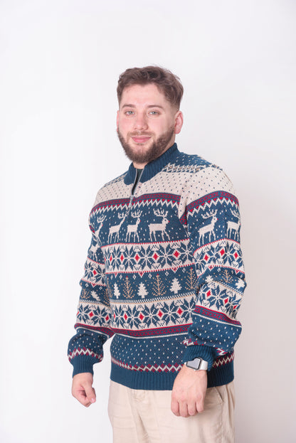 Abrigo Navideño Siberia Zipper