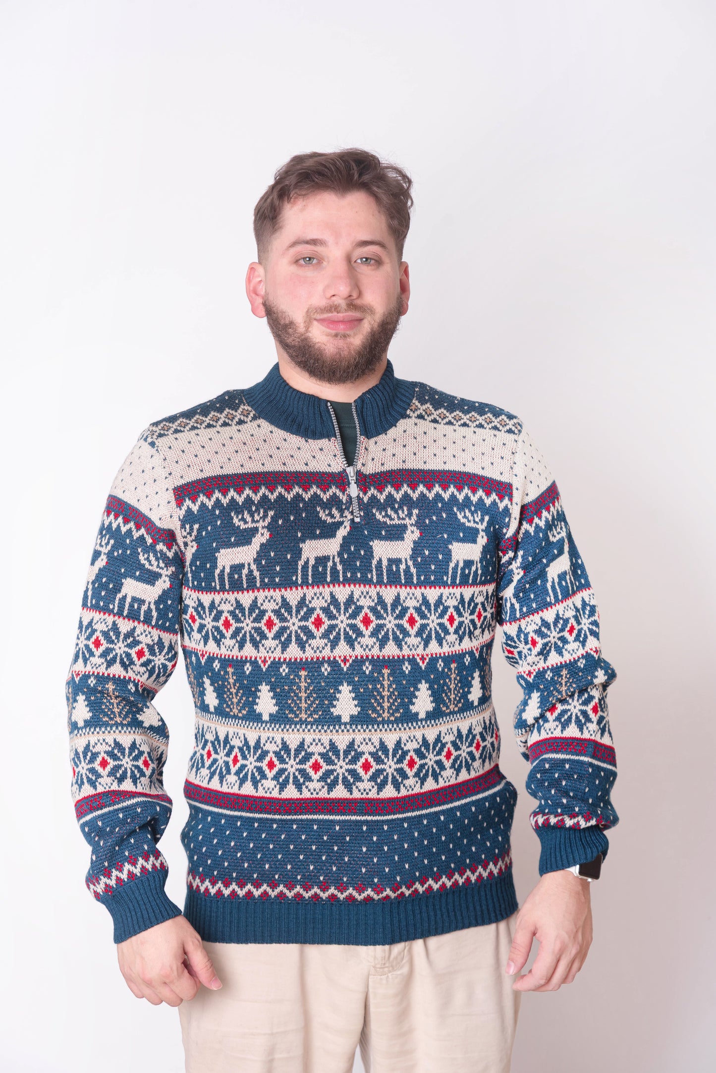 Abrigo Navideño Siberia Zipper