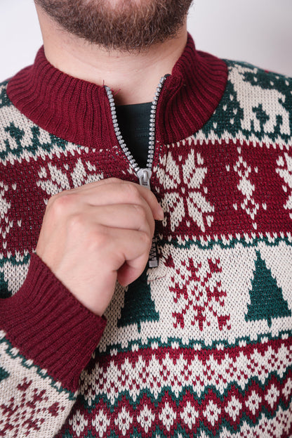 Abrigo Navideño Torino Zipper