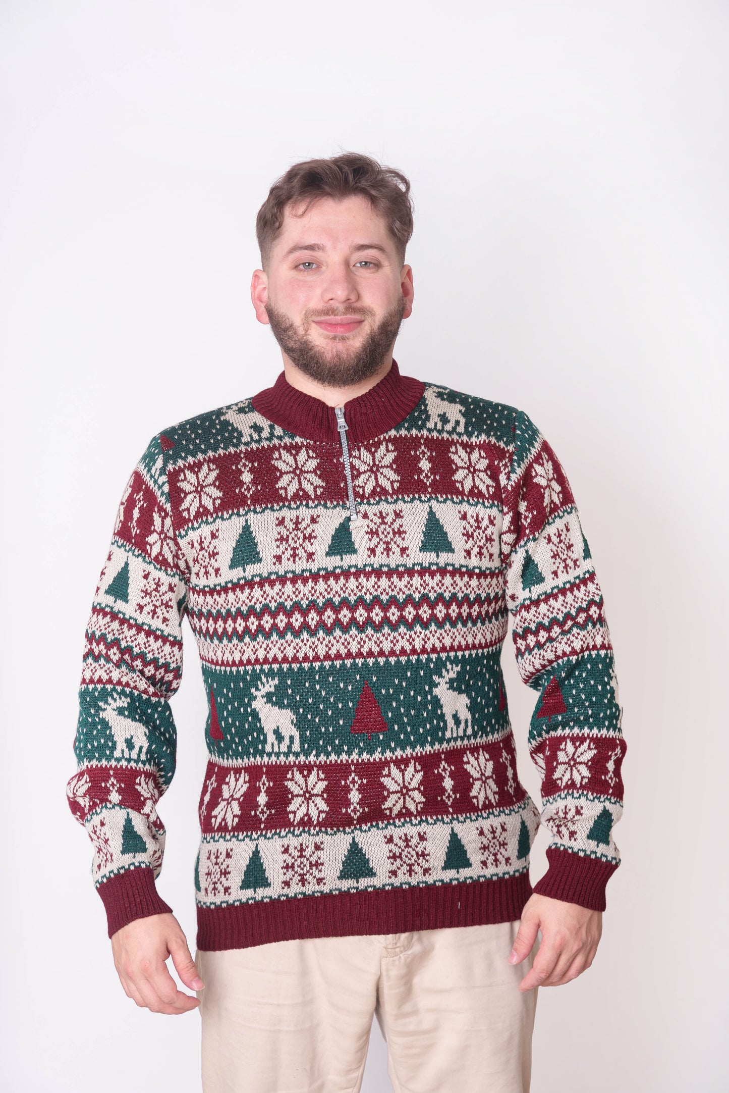 Abrigo Navideño Torino Zipper