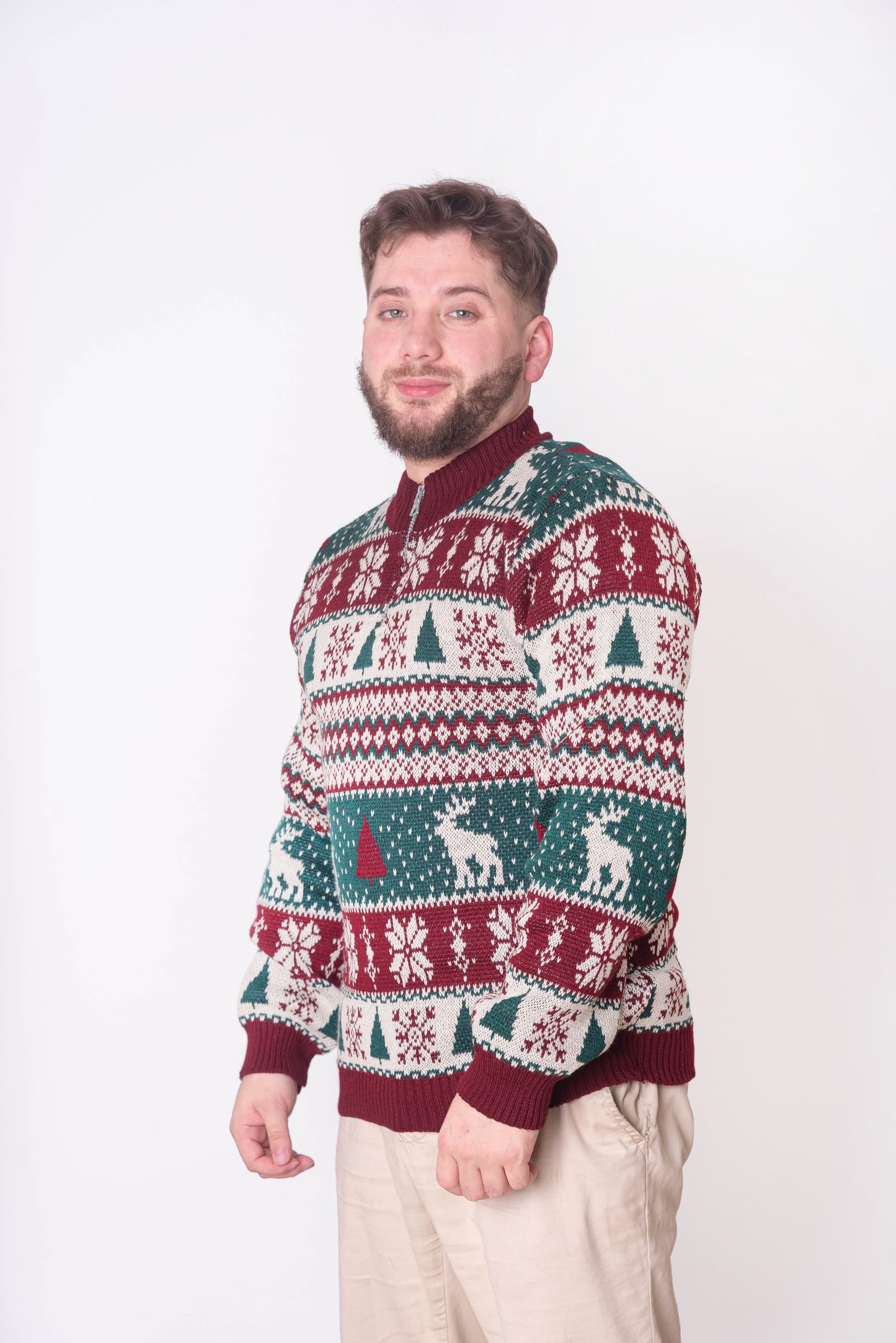 Abrigo Navideño Torino Zipper