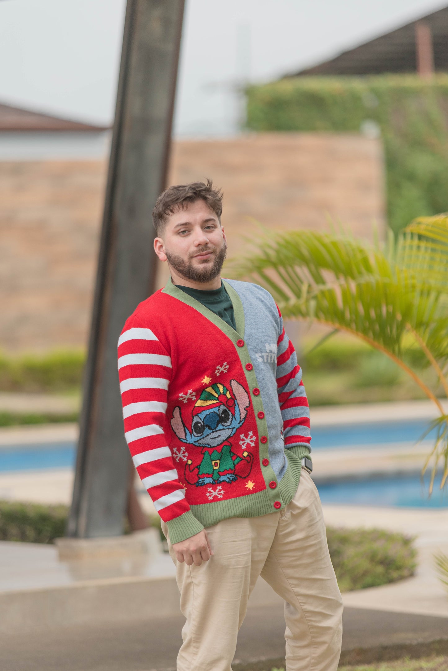 Cárdigan Stitch Navideño