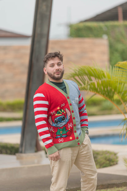 Cárdigan Stitch Navideño