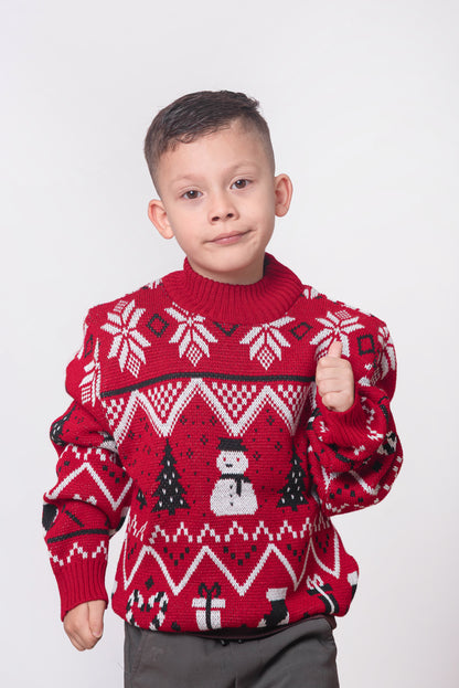 Abrigo Infantil Muñeco de Nieve