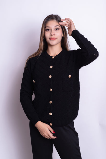 Abrigo Celine Negro