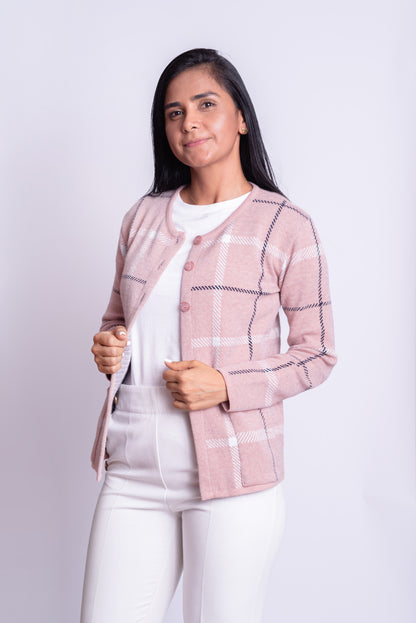 Cardigan Classic Rosa