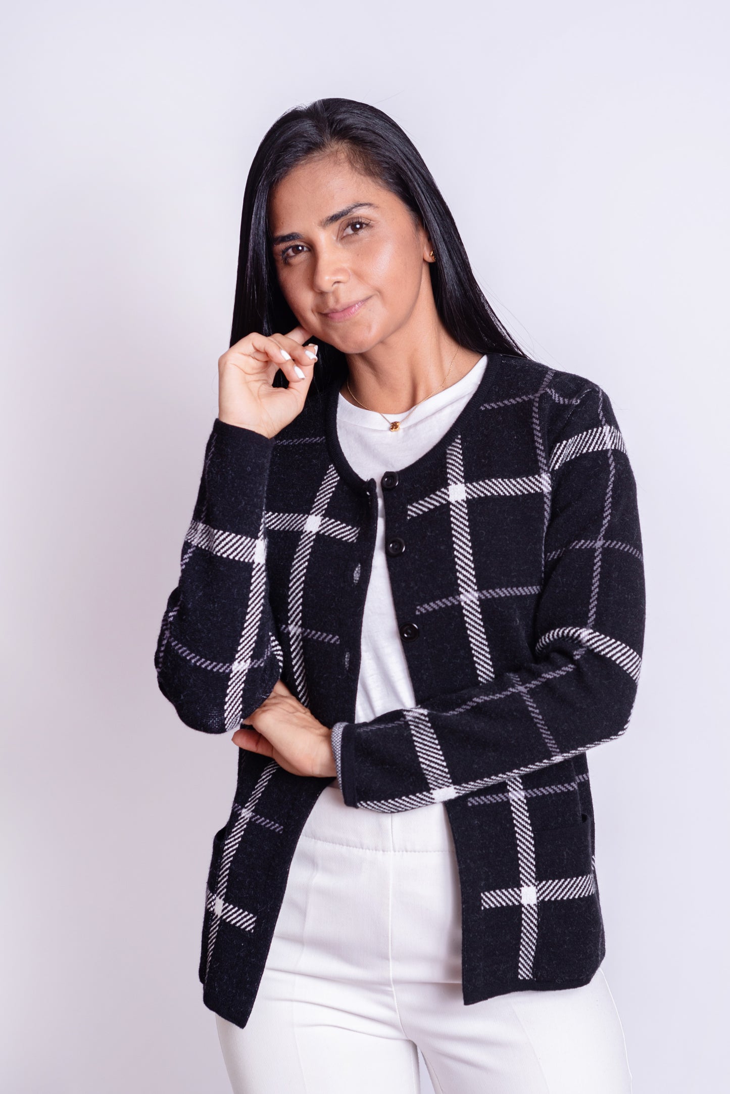 Cardigan Classic Negro