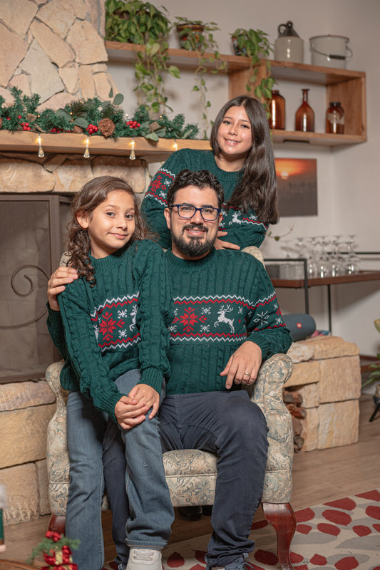 Suéter Navideño | Lucerna Verde