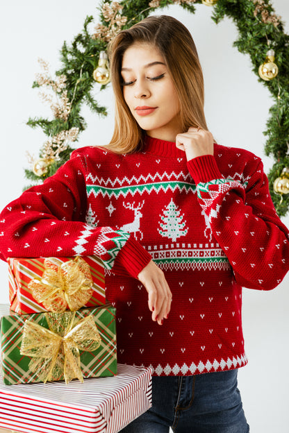 Abrigo Navideño Pino Rojo